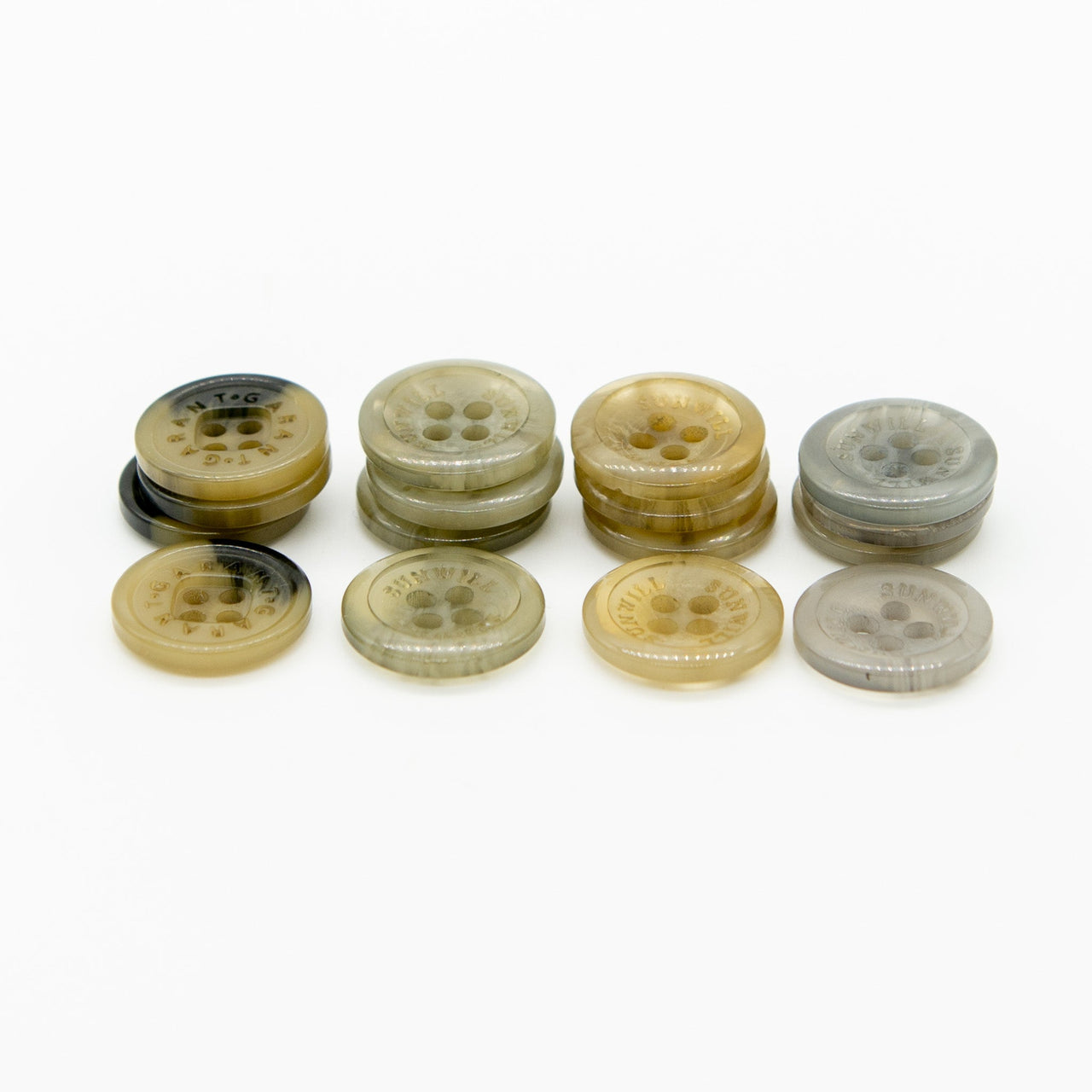 Buttons 4 Hole, 15mm