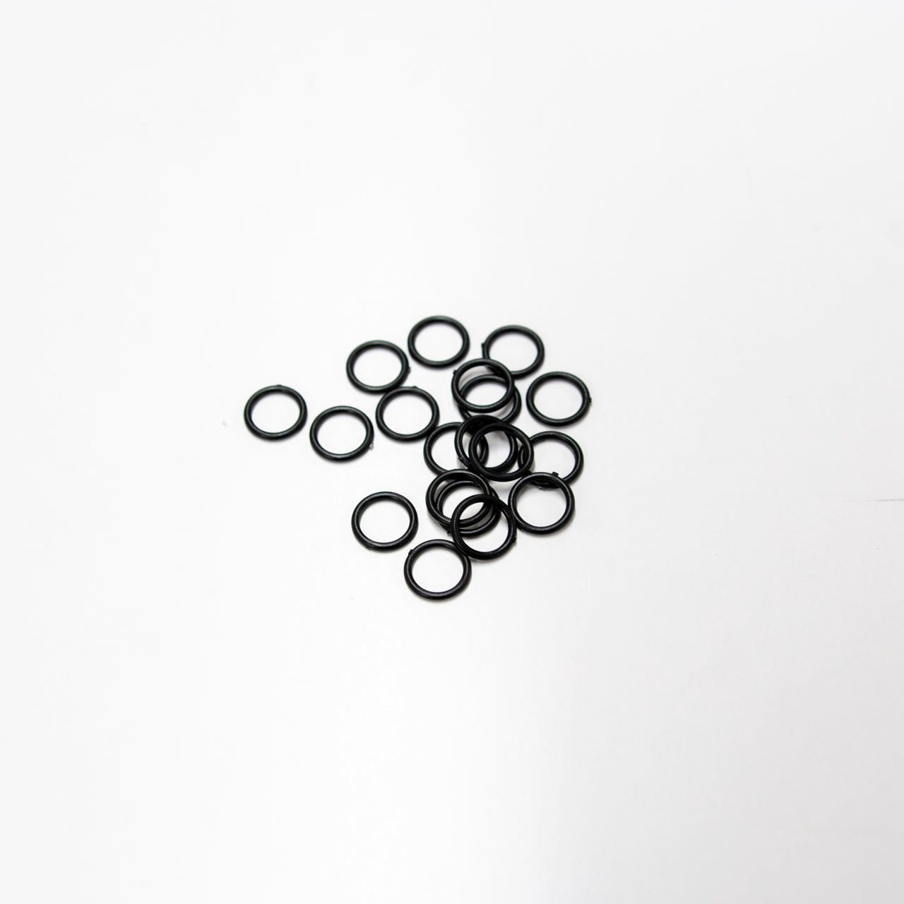 Plastic Rings for Lingerie, Black