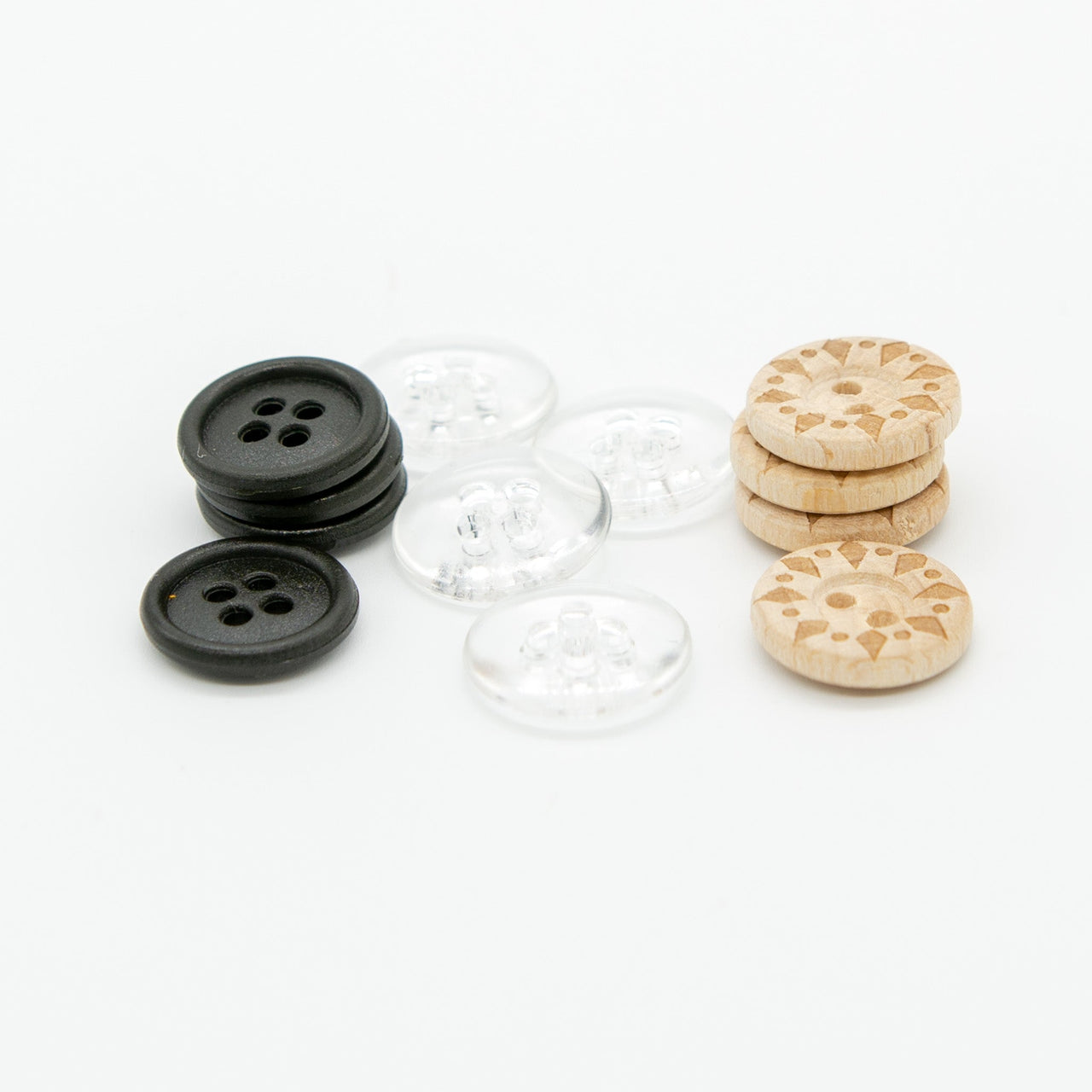 Buttons 2 Hole, 15mm